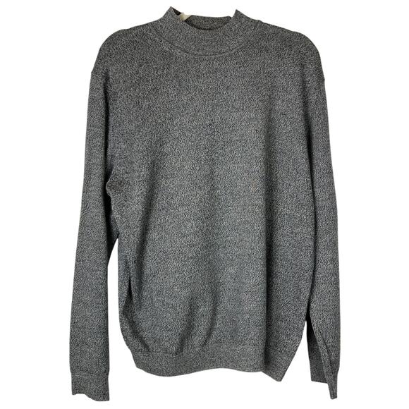 John Ashford Other - John Ashford Italian Merino Wool Mock Neck Sweater, Size Large, Men